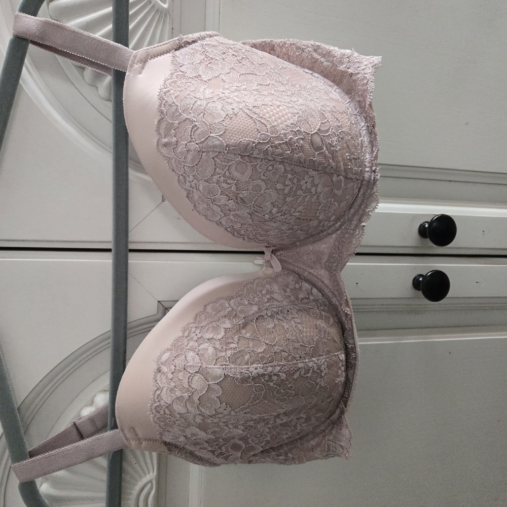 Victoria's Secret Pink Lace Bra with Molded Cups